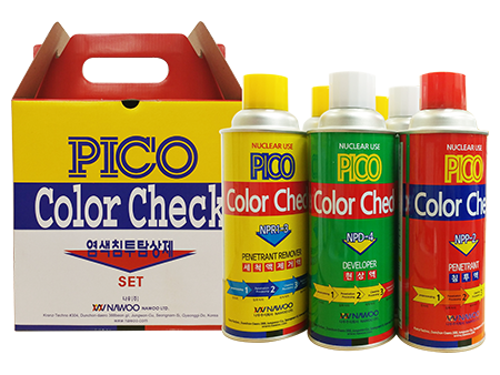 PICO 침투탐상제 (용제제거성)PICO Color Check Kits