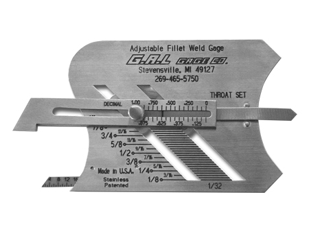 용접게이지 CAT #3<br> Adjustable Fillet Weld Gauge