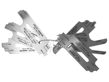 용접게이지 CAT #8A<br> 7 Piece Fillet Weld Set